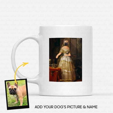 Personalized Dog Gift Idea - Royal Dog's Portrait 63 For Dog Lovers - White Mug